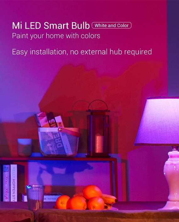 Xiaomi Mi LED Smart Bulb White & Colour 2 Pack - Tuzzut.com Qatar Online Shopping