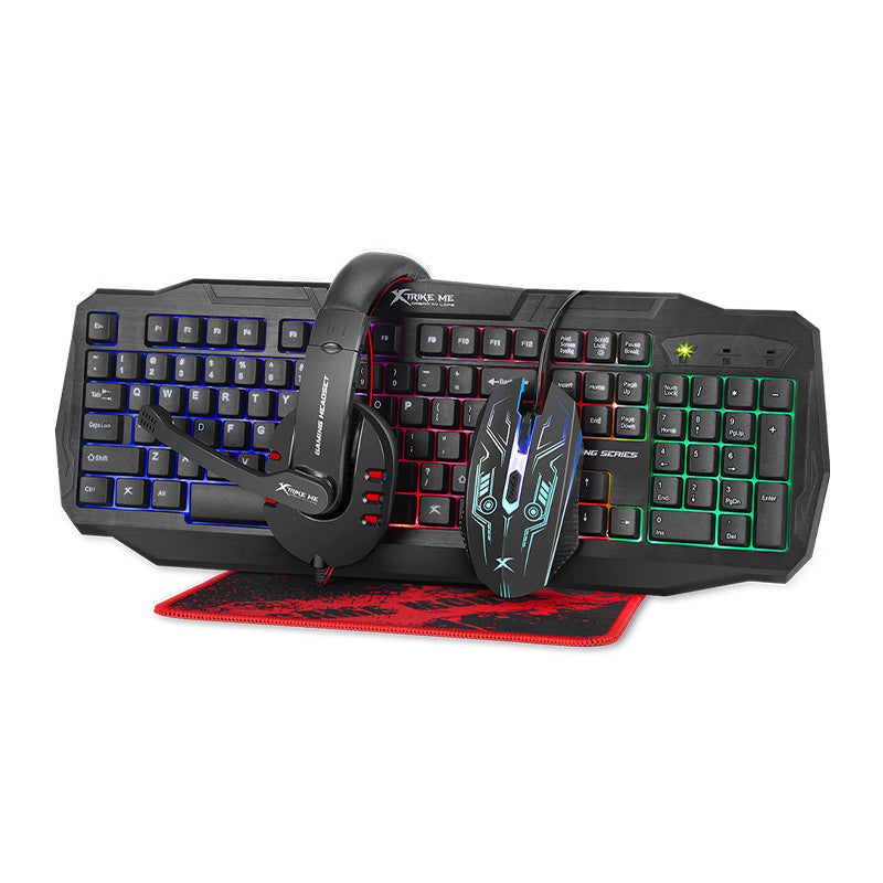 Xtrike Me CM-406 4-in-1 Wired Gaming Combo Xtrike Me CM-406 4-in-1 Wired Gaming Combo