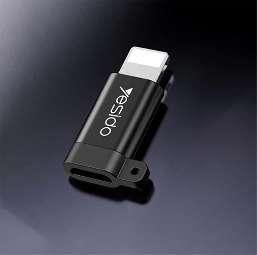 Yesido GS05 Micro To Lightning Connector Adapter - Tuzzut.com Qatar Online Shopping