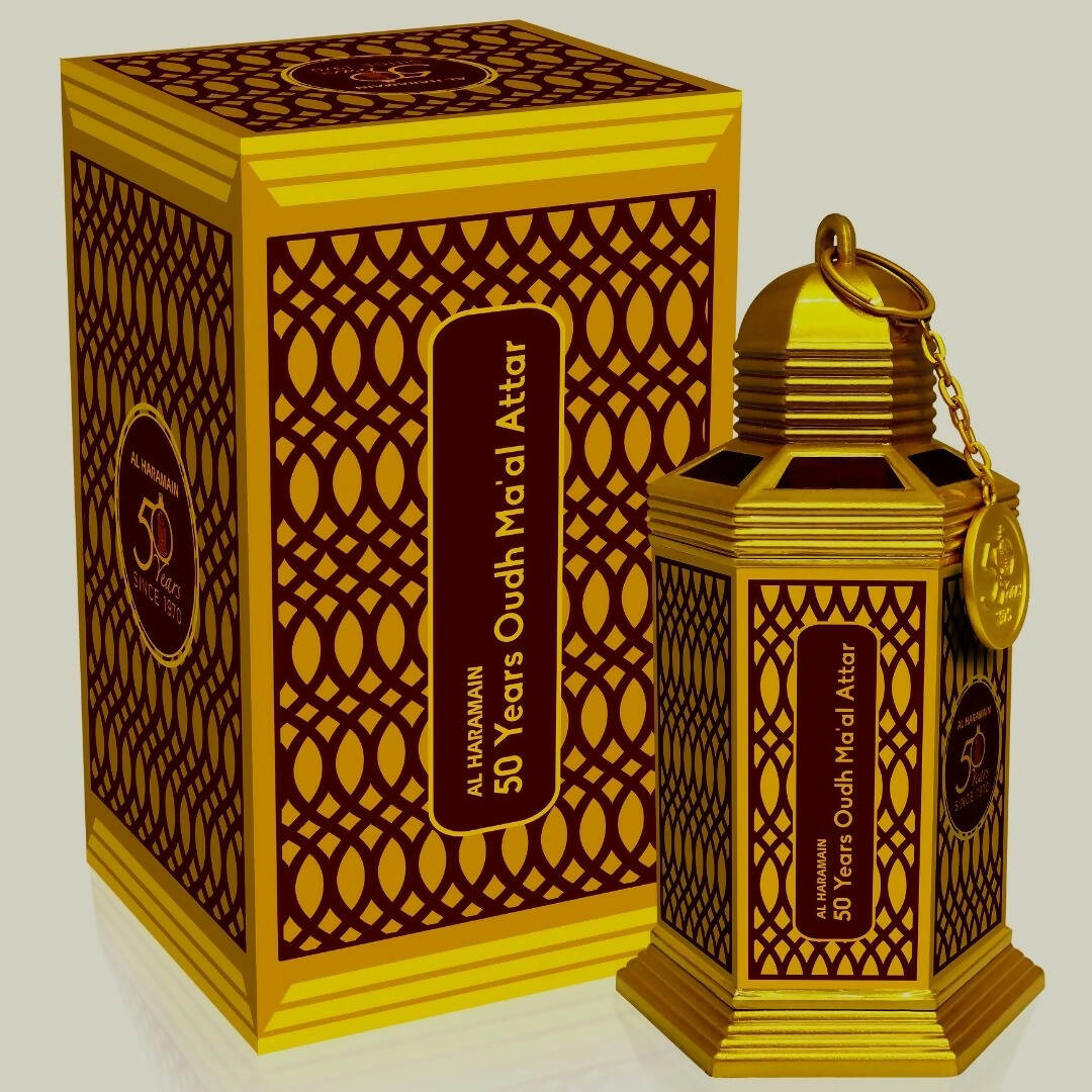 AL HARAMAIN 50 YEARS OUDH MA'AL ATTAR AL HARAMAIN 50 YEARS OUDH MA'AL ATTAR