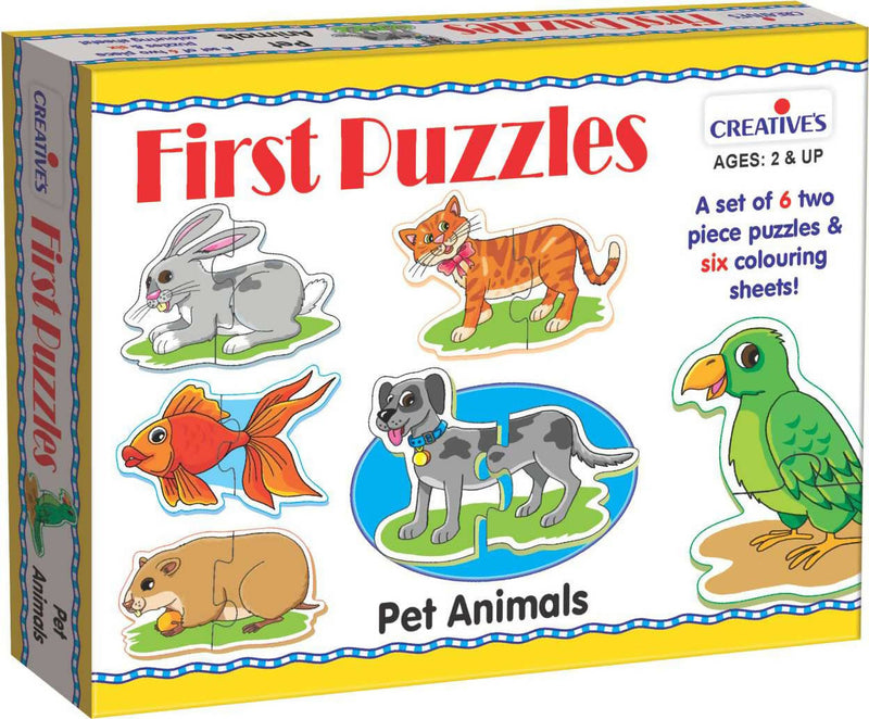 First Puzzles- Pet Animals - Tuzzut.com Qatar Online Shopping