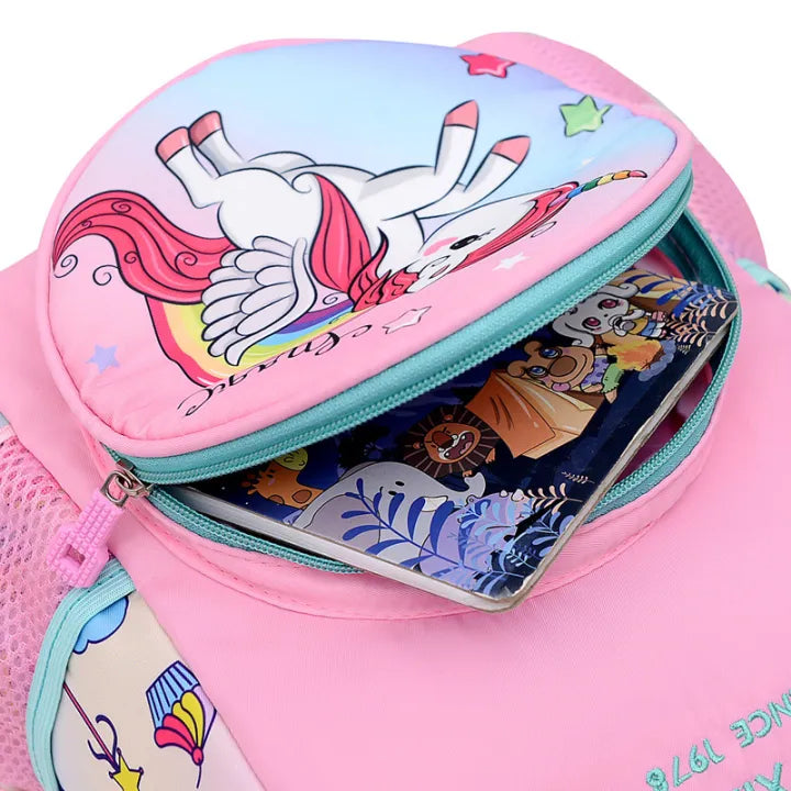Pink Unicorn Preschool Kids Cartoon Backpack School Bag - Tuzzut.com Qatar Online Shopping