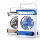 Solar Light Fan Rechargeable with Flashlight & Led light - LR 5591 - Tuzzut.com Qatar Online Shopping