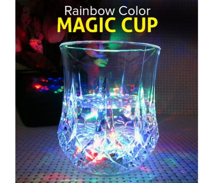 4 Pcs Inductive Rainbow Color Changing Magic Cup - Tuzzut.com Qatar Online Shopping
