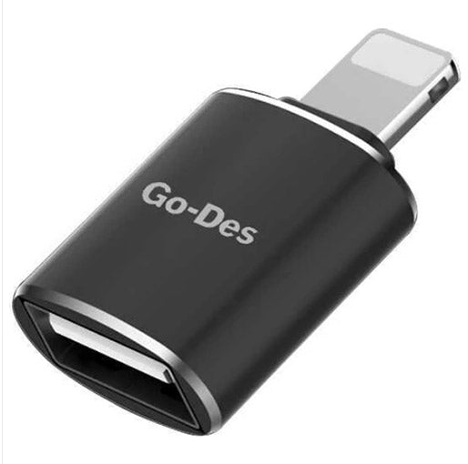 Go-Des USB To Lightning OTG Converter Adapter GD-CT056 - Tuzzut.com Qatar Online Shopping