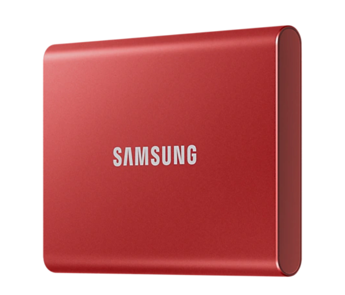 Samsung MU-PC1T0R/WW T7 Portable External Hard Drive SSD 1TB - Red - Tuzzut.com Qatar Online Shopping