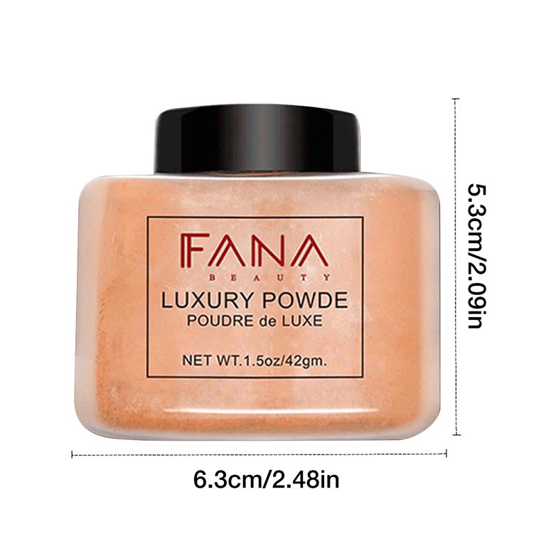 FANA Loose Powder Makeup Oil-Control Brightening Invisible Pores Makeup Powder FANA Loose Powder Makeup Oil-Control Brightening Invisible Pores Makeup Powder