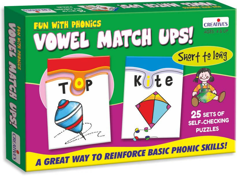 Fun With Phonics-Vowel Match Ups Fun With Phonics-Vowel Match Ups