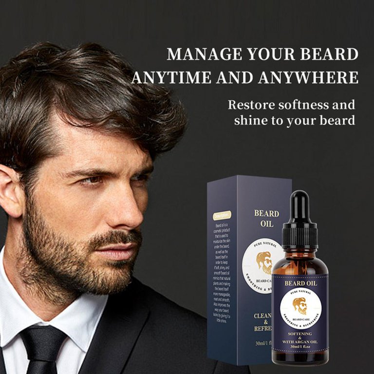 Beard Oil Cleanse And Refresh Softening with Argan Oil 30ml - Tuzzut.com Qatar Online Shopping