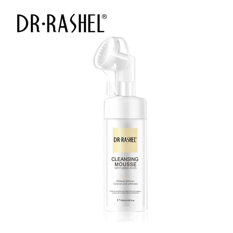 Dr. Rashel Cleansing Mousse with Amino Acids 3in1 Makeup remover Cleanses and exfoliates 120ml DRL-1446 - TUZZUT Qatar Online Store