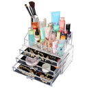 3 Drawer Acrylic Cosmetic Organizer - Tuzzut.com Qatar Online Shopping