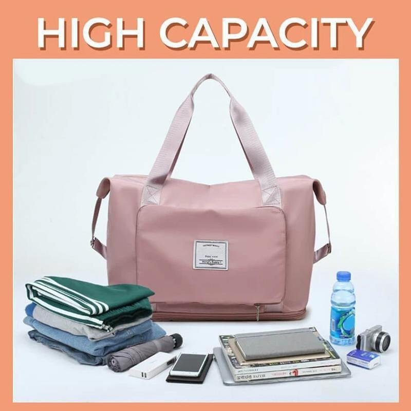 Large Capacity Folding Travel Bag - Tuzzut.com Qatar Online Shopping
