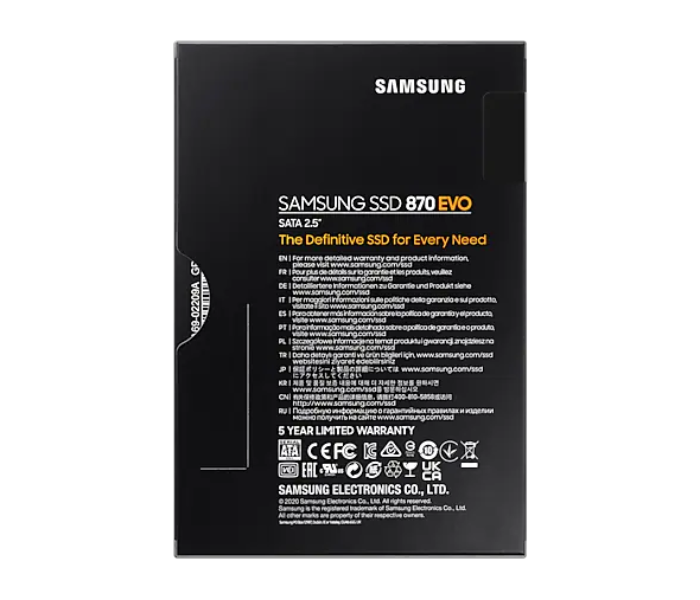 Samsung MZ-77E500BW 500 GB SSD 870 EVO SATA III 2.5 inch - Tuzzut.com Qatar Online Shopping