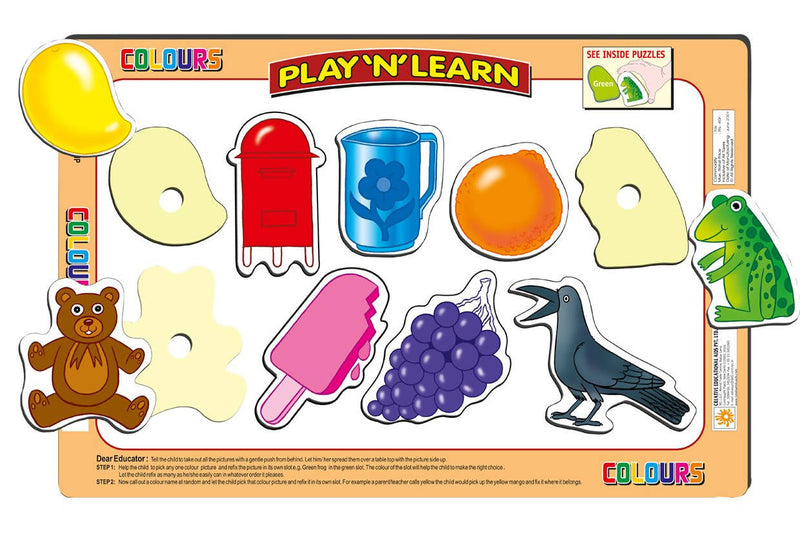 Play ‘N’ Learn 2 in 1- Colours & Shapes - Tuzzut.com Qatar Online Shopping