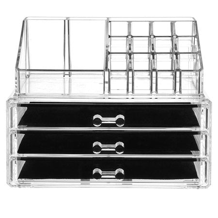 3 Drawer Acrylic Cosmetic Organizer 3 Drawer Acrylic Cosmetic Organizer