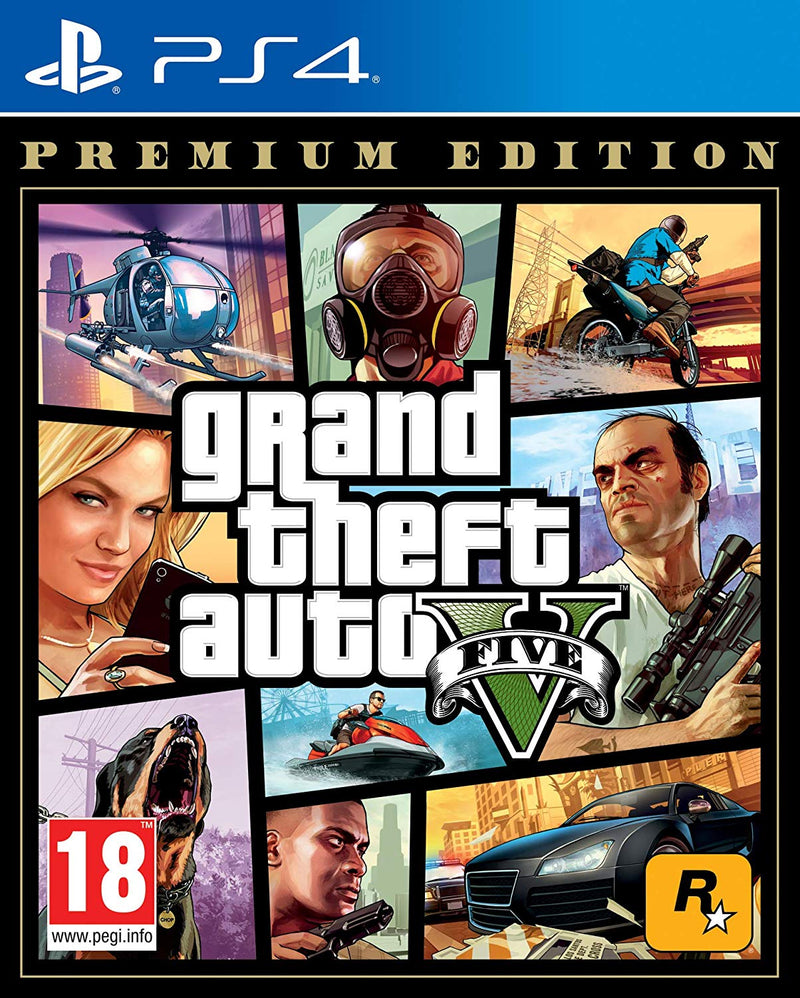 Grand Theft Auto V Premium - PS4 - Tuzzut.com Qatar Online Shopping