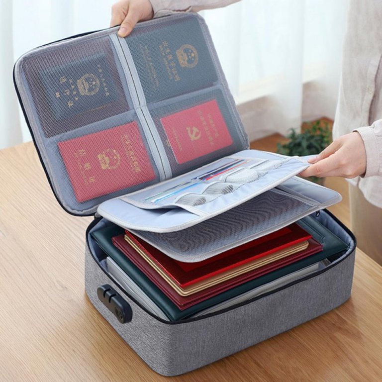 Document Organizer Bag File Storage Case for Travel Home Office - Tuzzut.com Qatar Online Shopping