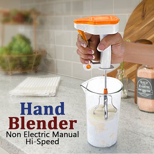 Olsenmark Non Electric Manual Hi-Speed Hand Blender
 OMHM2393 - Tuzzut.com Qatar Online Shopping