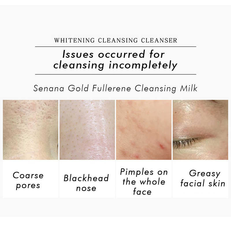 SENANA Marina Gold Fullerene Skin Care Facial Cleanser 60g - Tuzzut.com Qatar Online Shopping