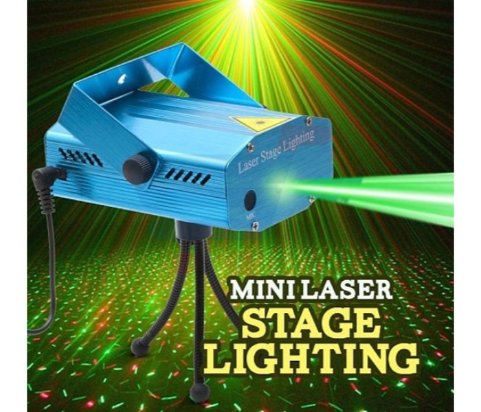 6 in 1 Portable Mini Laser Stage Light Projector for Disco Party - Tuzzut.com Qatar Online Shopping