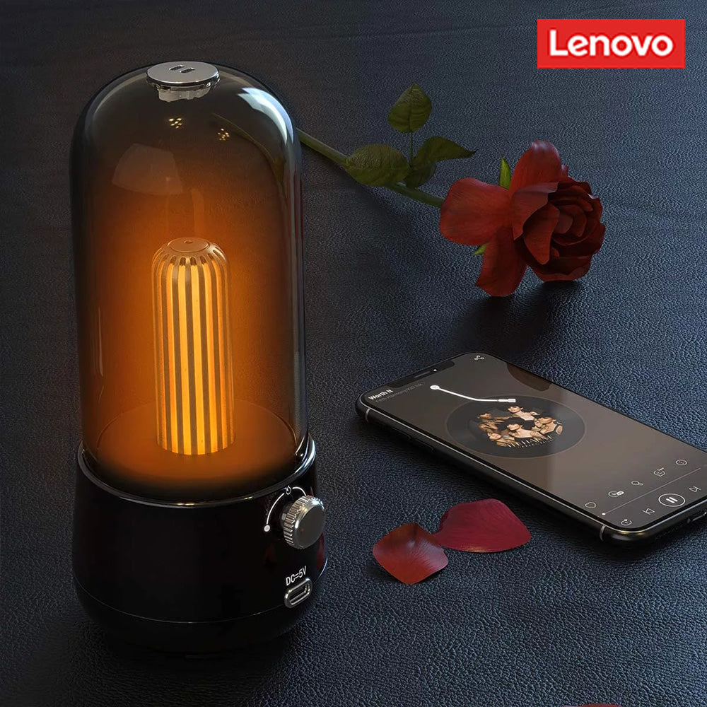 Lenovo L02 Portable Wireless Bluetooth Speaker with LED Light Night Lamp Lenovo L02 Portable Wireless Bluetooth Speaker with LED Light Night Lamp