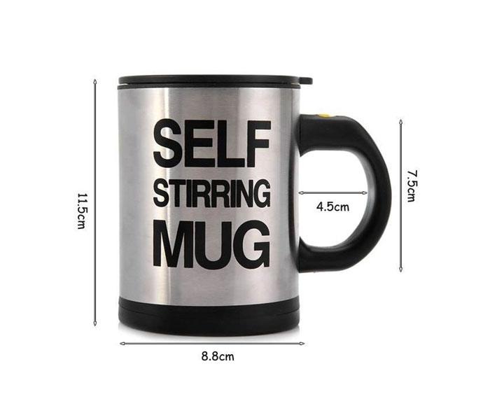 Self Stirring Electric Mug Coffee Mixing Drinking Cup T025 - Battery Operated - Tuzzut.com Qatar Online Shopping