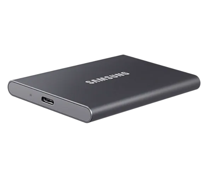 Samsung MU-PC1T0T T7 Portable External Hard Drive SSD USB 3.2 Gen.2 1TB - Grey - Tuzzut.com Qatar Online Shopping