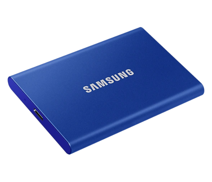 Samsung MU-PC1T0H T7 Portable External Hard Drive SSD USB 3.2 Gen.2 1TB - Blue - Tuzzut.com Qatar Online Shopping