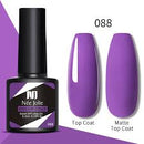 Gel Nail Varnish Manicure Nail Polish Nail Base Top colour Coat For Gel Polish 8.5ML - Tuzzut.com Qatar Online Shopping