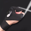 Fingerless gloves LED flashlight mini outdoor tools fishing camping wilderness survival rescue multi-light tools S2895356 - Tuzzut.com Qatar Online Shopping