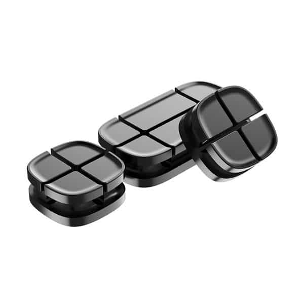 Earldom EH31 Cross Peas Cable Clip For Organizing Your Cables In Office Or Home, Black - Tuzzut.com Qatar Online Shopping