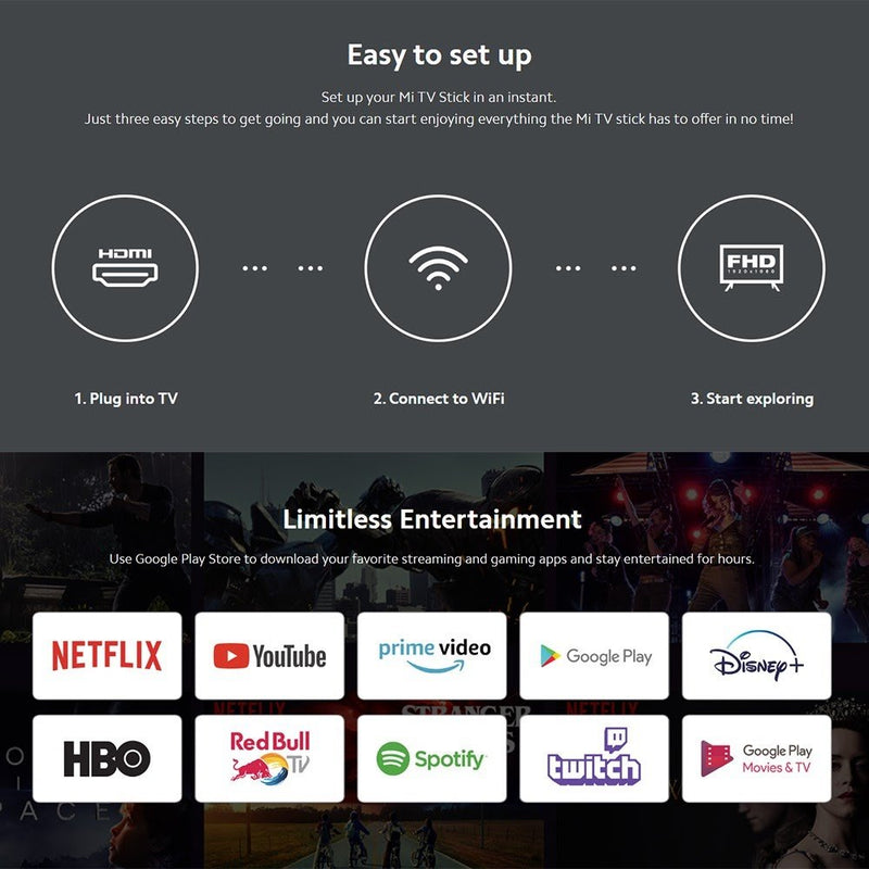 Mi TV Stick Android TV Stream Anywhere - TUZZUT Qatar Online Store