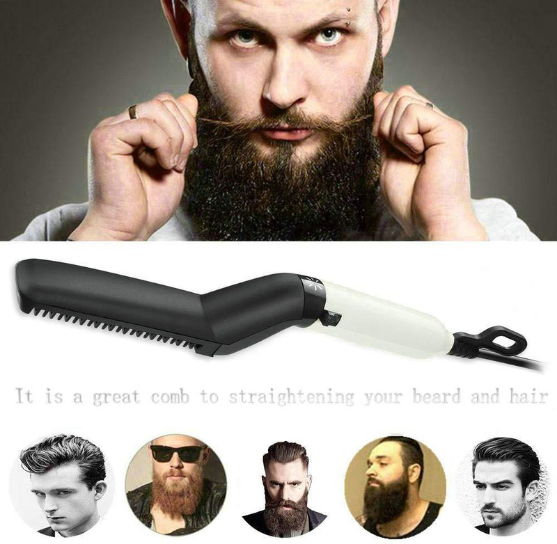 Modelling Comb - Men Beard Straightener and Quick Hair Styler Hair Comb - Tuzzut.com Qatar Online Shopping