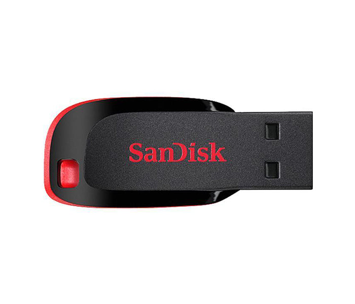 SanDisk SDCZ50-128G-B35 128GB Cruzer Blade USB 2.0 Flash Drive - Black & Red - Tuzzut.com Qatar Online Shopping