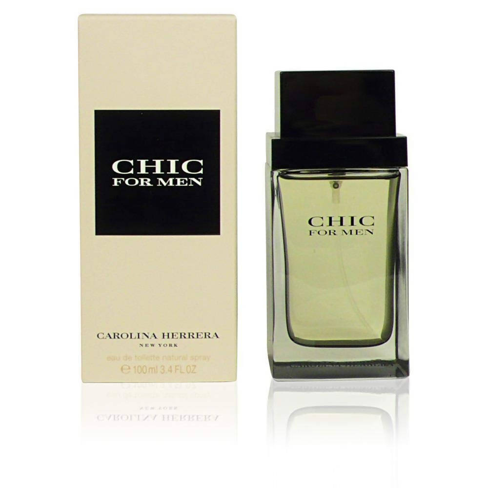 CAROLINA HERRERA Chic For Men Eau de Toilette - 100 ml (For Men) CAROLINA HERRERA Chic For Men Eau de Toilette - 100 ml (For Men)
