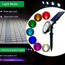 9 LED Spotlight Outdoor Solar Lawn Light Waterproof For Home/Garden/Wedding - Tuzzut.com Qatar Online Shopping