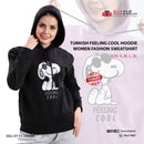 Turkish Feeling Cool Hoodie Women Fashion Sweatshirt-Black - Tuzzut.com Qatar Online Shopping