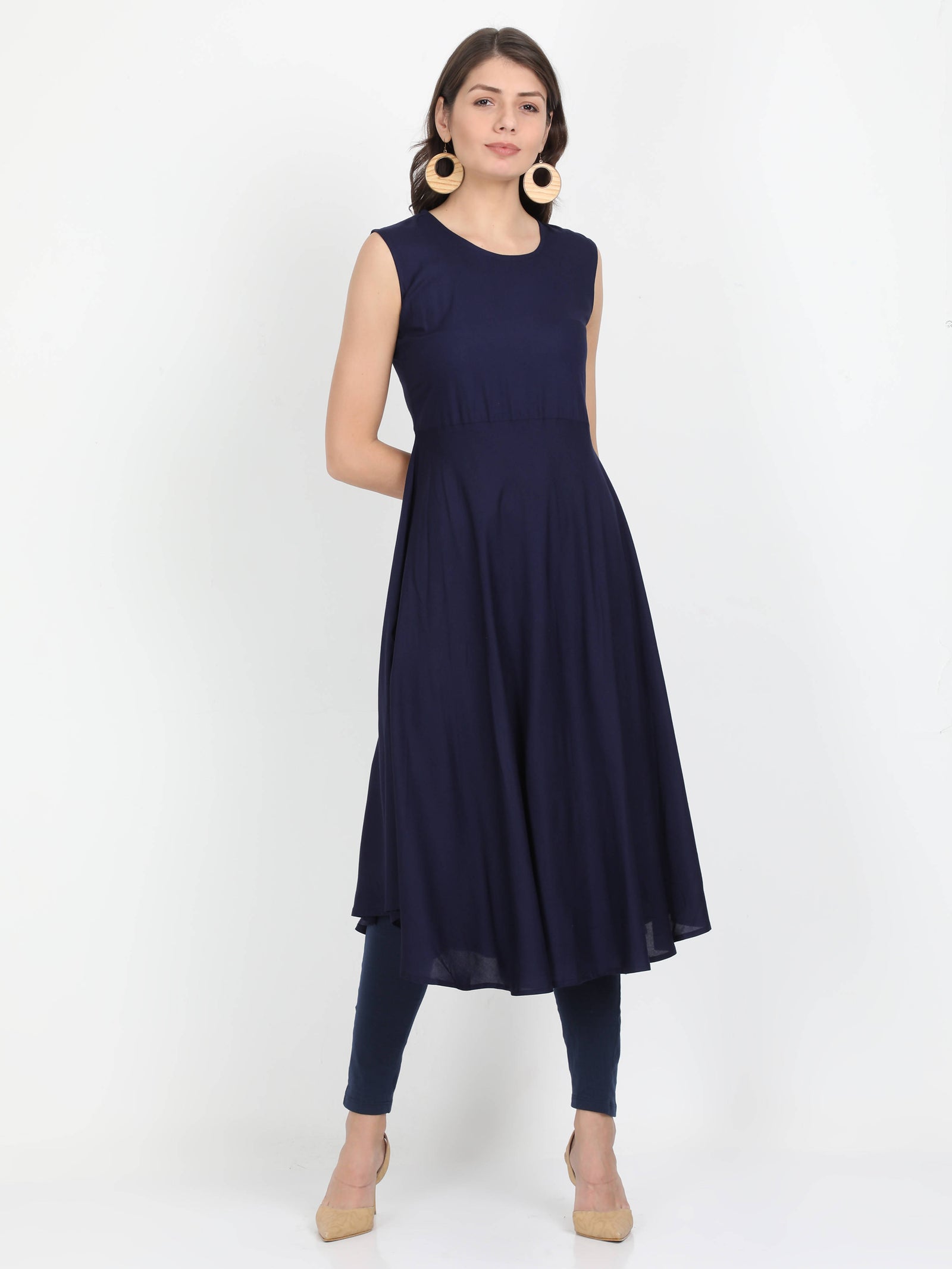 Women Long Kurta with Detachable Top Women Long Kurta with Detachable Top