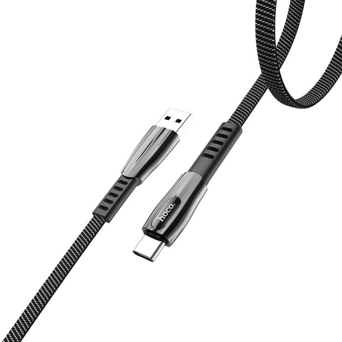 HOCO U70 Cable USB to Lightning Anti-Bending Charging Data Sync Cable - Tuzzut.com Qatar Online Shopping