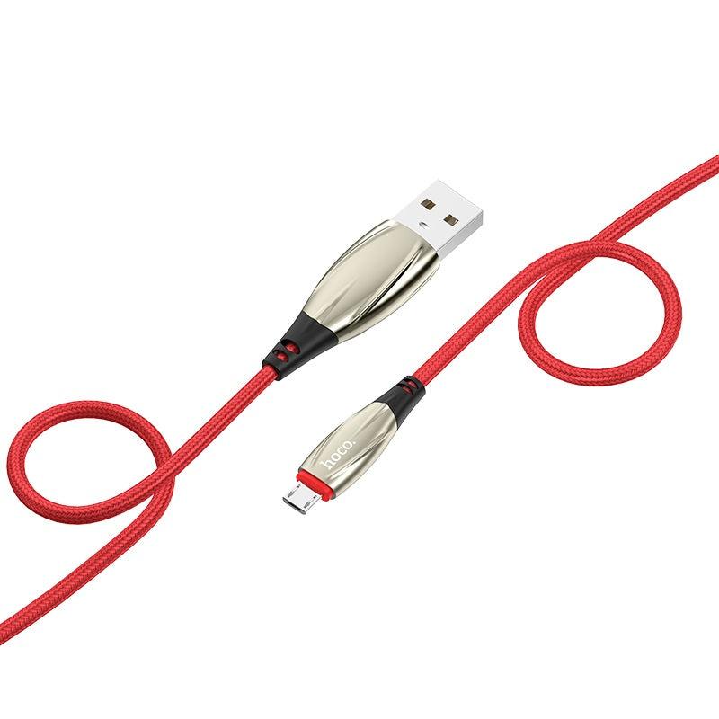 Cable USB to Micro-USB charging data sync - Hoco U71 - Tuzzut.com Qatar Online Shopping