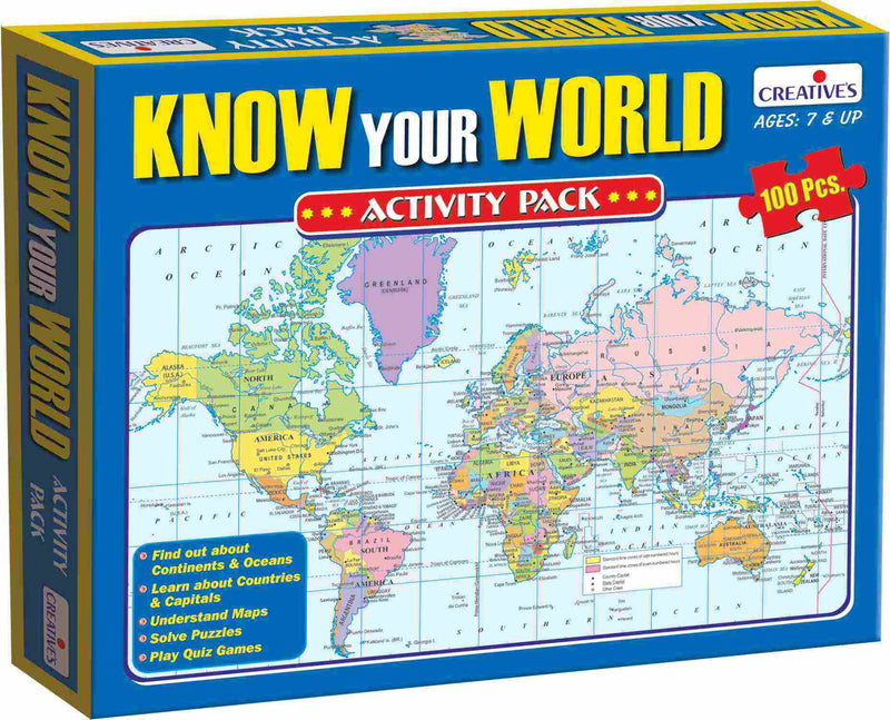 Know Your World -An Activity Pack - Tuzzut.com Qatar Online Shopping
