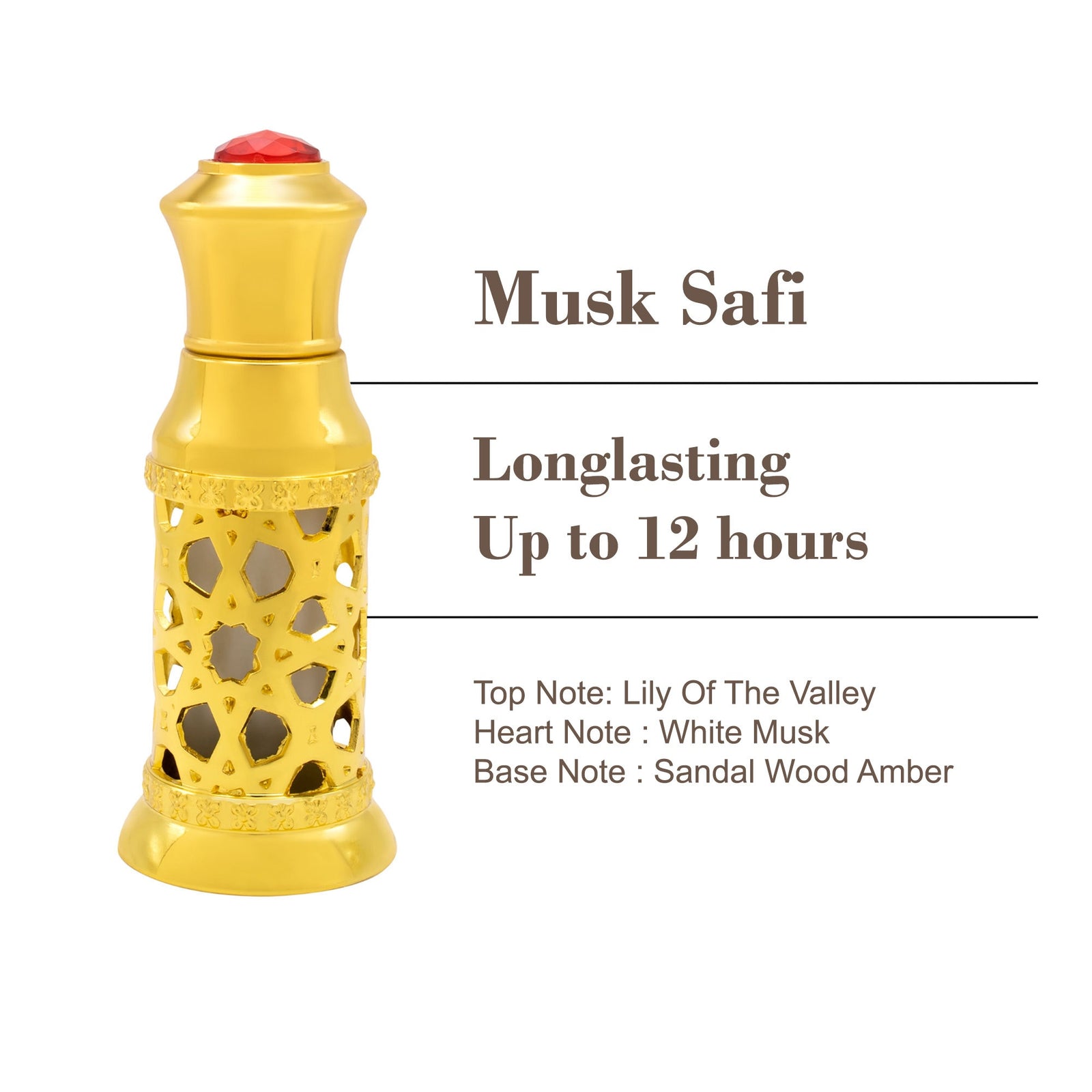 Musk Safi Pure Perfume Oil Attar 6ml by Naseem Musk Safi Pure Perfume Oil Attar 6ml by Naseem