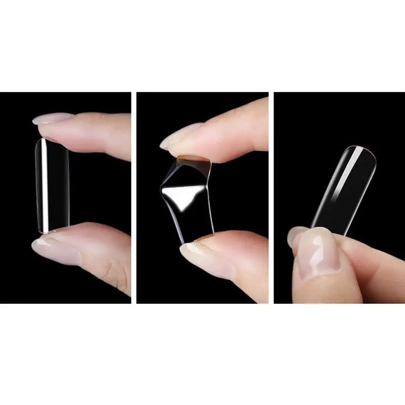 100 Pcs/Set False Nails Tip Mould Accessories for Decoration Fake Nail Tips Molds Forms For Extension Nail Tips For Manicure - Tuzzut.com Qatar Online Shopping