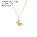 Romantic Zircon Butterfly Necklace Clavicle Chain neckalce For Women Accessories Jewelry - Tuzzut.com Qatar Online Shopping
