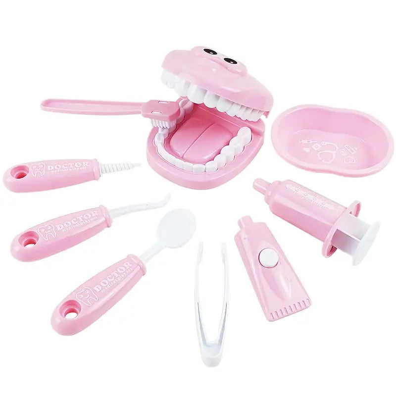 9pcs Montessori Educational Toys for Children Early Learning Doctors Role Play Kids Intelligence Brushing Tooth Teaching Aids - Tuzzut.com Qatar Online Shopping