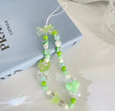 colorful wristchain Smart Phone Strap Lanyards for iPhone/Samsung Case Charms Keychain Pendant Keys Chain Mobile Phone Strap - Tuzzut.com Qatar Online Shopping