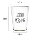 Lovely Glass Breakfast Cup Coffee Tea Milk Yogurt Mug - Tuzzut.com Qatar Online Shopping