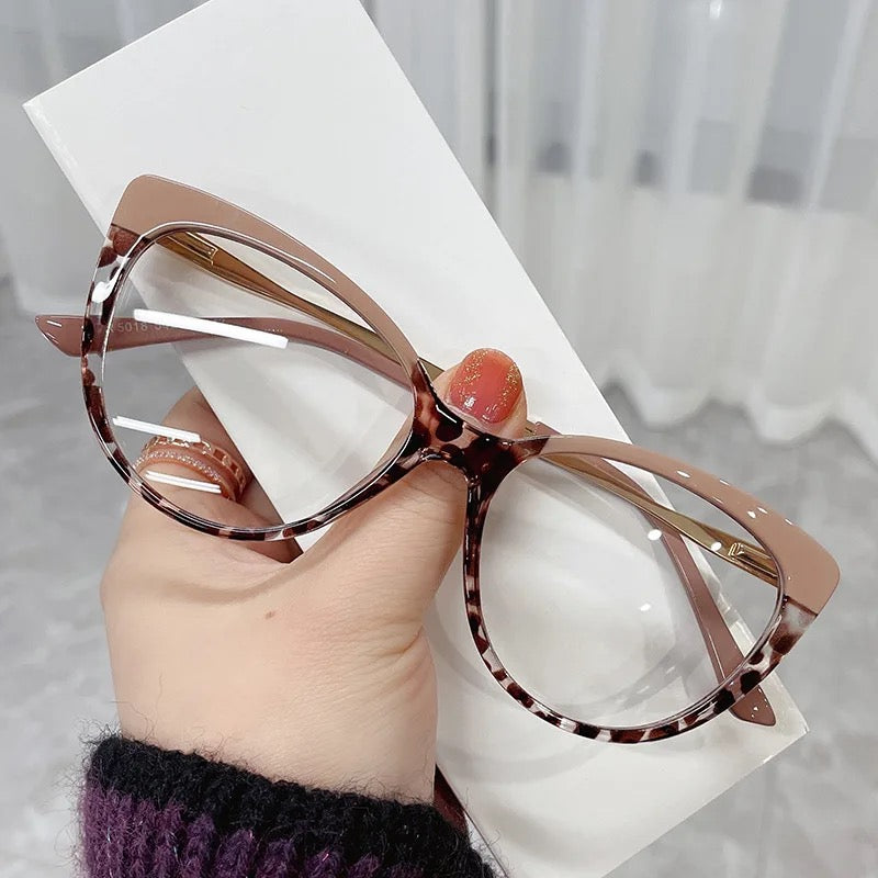 5pcs/set Women's Square Plastic Decorative Fashion Eyeglasses For