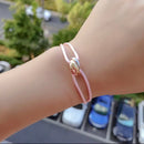Simple Fashion Unisex Bracelet 3 Metal Buckle Hand Chain Adjustable Men's Rope Bracelet for Women Jewelry Gifts - Tuzzut.com Qatar Online Shopping