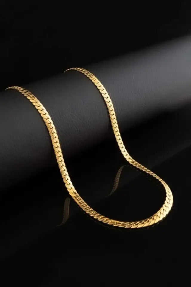 Urban stainless Gold steel chain necklace clip Gold jewelry & jewelry accessory - Tuzzut.com Qatar Online Shopping